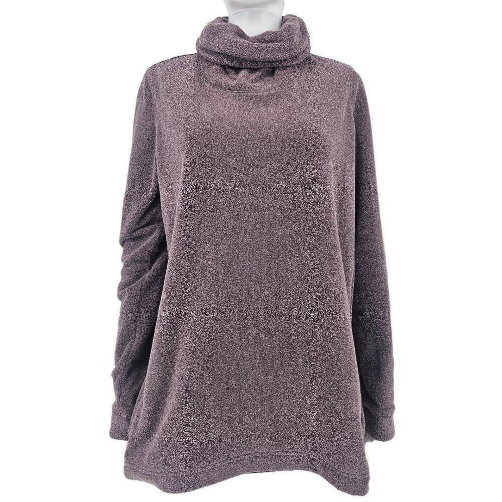 Nike Funnel Neck Fleece Pullover Jacket Purple L